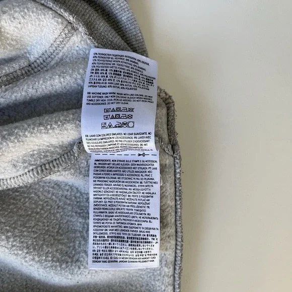 Vans Hoodie Mens XXL Gray Versa Fleece Long Sleeves Pocket Sweatshirt Skater - Picture 10 of 14